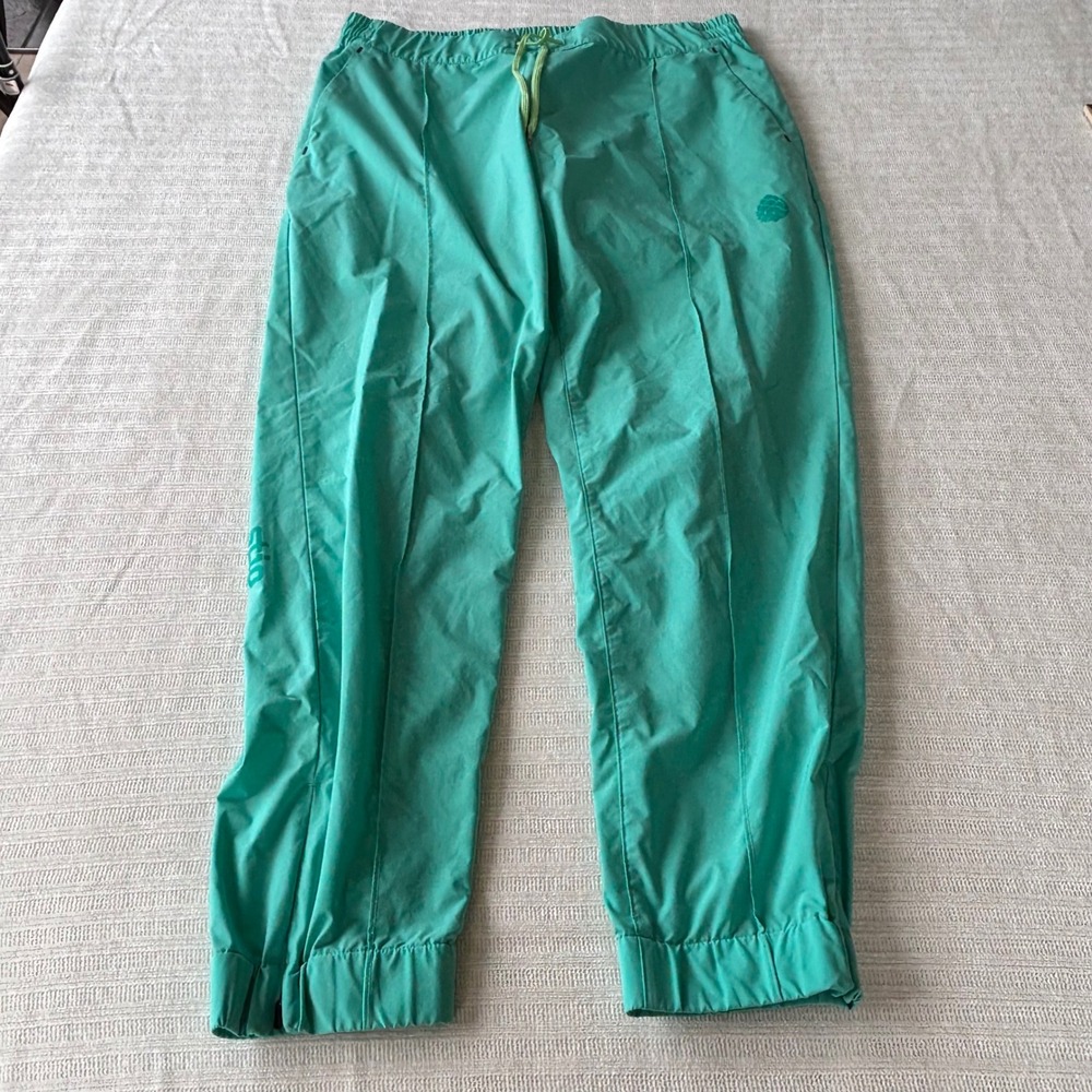 Stio Womens Rivet Jogger Pants Teal Green Size Large Activewear 100123